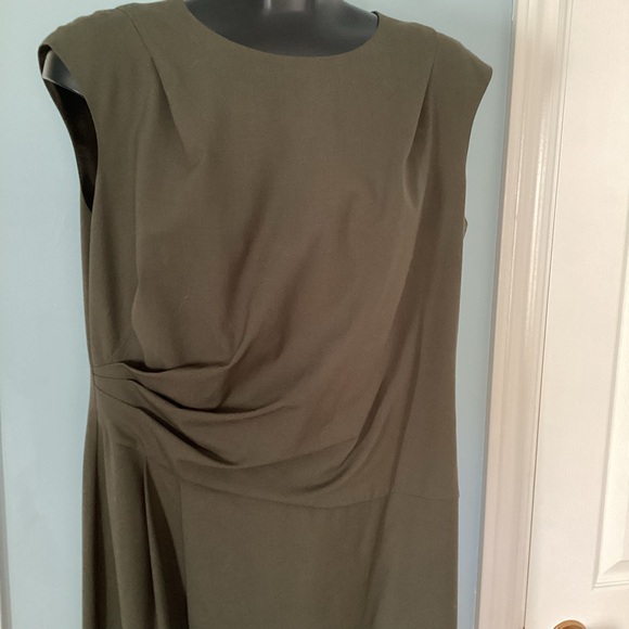 Lafayette 148 NY green wool dress size 14 - Picture 3 of 10